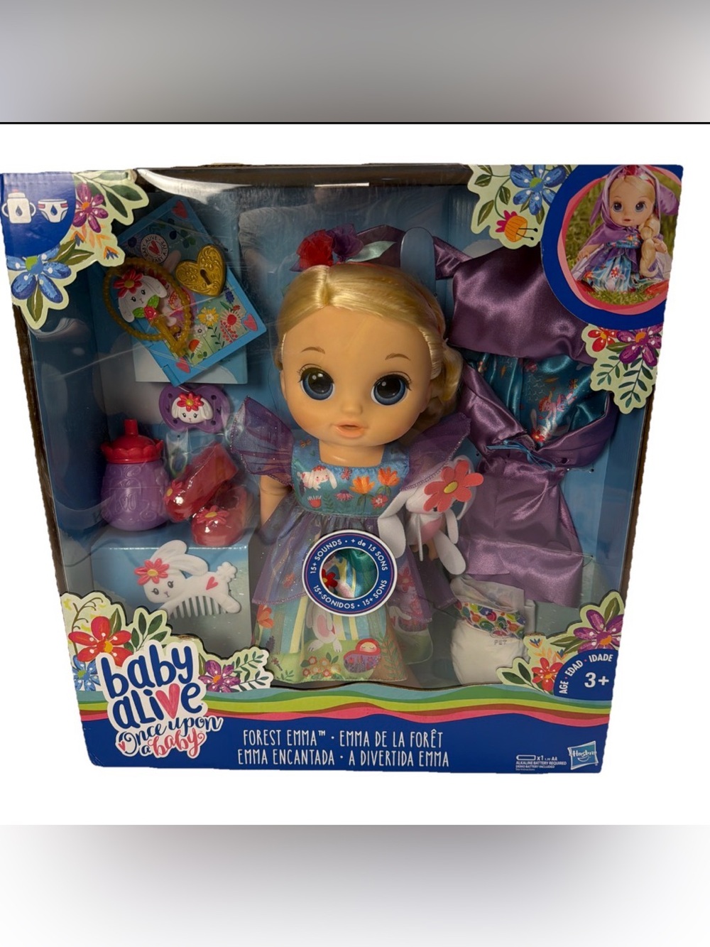 Baby Alive Once Upon a Baby: Forest Emma New and Sealed. Works!